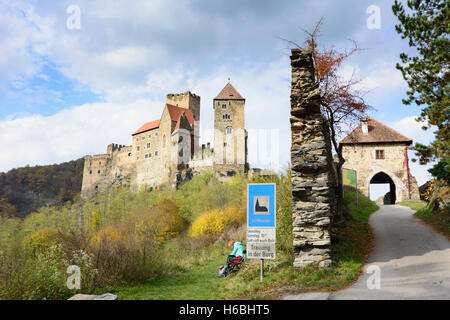 Hardegg: Hardegg Burg, Waldviertel, Niederösterreich, Niederösterreich, Österreich Stockfoto