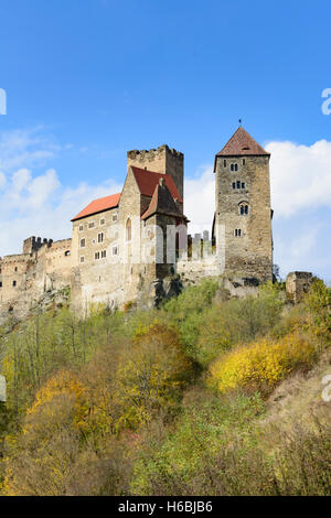 Hardegg: Hardegg Burg, Waldviertel, Niederösterreich, Niederösterreich, Österreich Stockfoto