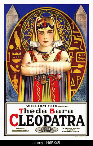 Cleopatra (1917) - Film-Poster- Stockfoto