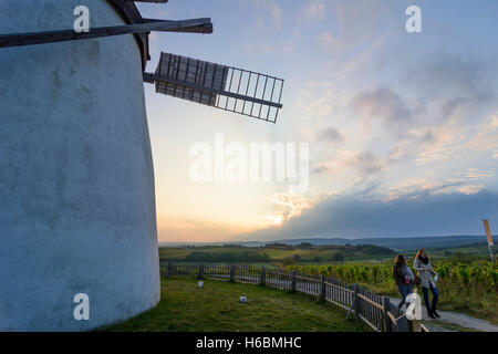 Retz: Windmühle, Windmühle, Weinviertel, Niederösterreich, Niederösterreich, Österreich Stockfoto