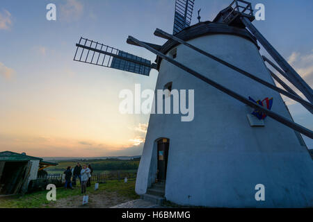 Retz: Windmühle, Windmühle, Weinviertel, Niederösterreich, Niederösterreich, Österreich Stockfoto