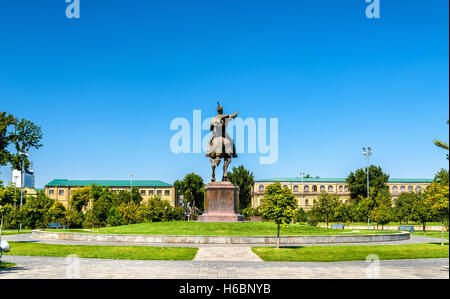 Reiterstatue von Amir Timur in Taschkent - Usbekistan Stockfoto