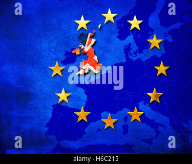 DIGITAL-Konzept: Brexit Stockfoto