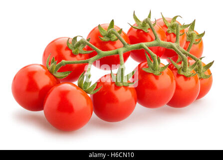Cherry-Tomaten, isoliert Stockfoto