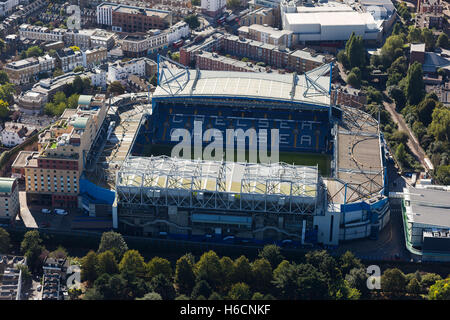 Stamford Bridge, der Heimat des Chelsea Football Club Stockfoto