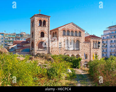 Die Kirche des Heiligen Demetrius ist das wichtigste Heiligtum gewidmet dem Schutzpatron von Thessaloniki, Griechenland. Stockfoto