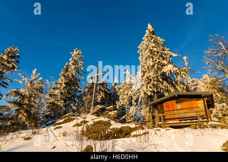 Winter Im Bayerischen Wald, Winter im Bayerischen Wald Stockfoto