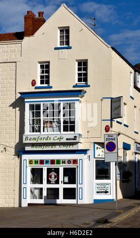 Einem traditionellen Fish &amp; Chips-Shop in Scarborough North Yorkshire England UK Stockfoto