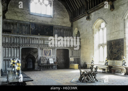 Die große Halle in Penshurst Place. Kent. England. UK Stockfoto