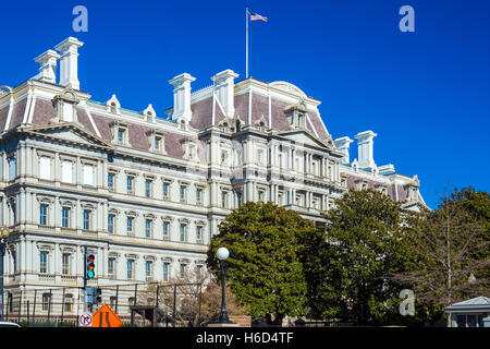 WASHINGTON DC, USA - 27. Januar 2006: Eisenhower Gebäude (EEOB), durch das Executive Office des Präsidenten besetzt Stockfoto