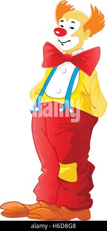 Clown-Vektor-illustration Stock Vektor