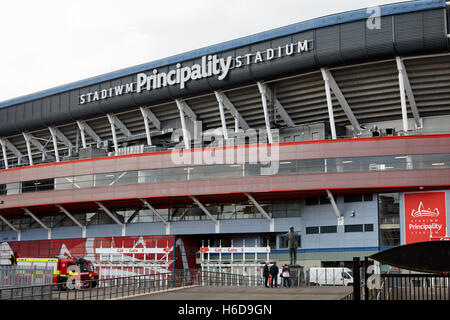 Fürstentum ehemaligen Millenium Stadium, Cardiff Wales Großbritannien Stockfoto