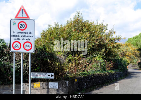 Ätna, Catania, Sizilien, Italien Stockfoto