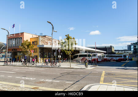 Kork-Busbahnhof, Parnell Place, Cork, Irland. Stockfoto