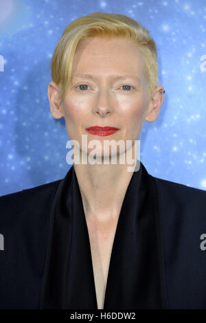 Berlin, Deutschland. 26. Oktober 2016. Berlin, Deutschland. 26. Oktober 2016. Tilda Swinton besucht die "Doctor Strange" Photocall im Soho House am 26. Oktober 2016 in Berlin, Deutschland. | Verwendung Weltweit/Picture Alliance © Dpa/Alamy Live News Bildnachweis: Dpa picture-Alliance/Alamy Live News Stockfoto