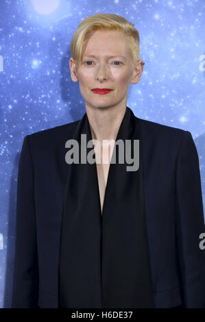 Berlin, Deutschland. 26. Oktober 2016. Berlin, Deutschland. 26. Oktober 2016. Tilda Swinton besucht die "Doctor Strange" Photocall im Soho House am 26. Oktober 2016 in Berlin, Deutschland. | Verwendung Weltweit/Picture Alliance © Dpa/Alamy Live News Bildnachweis: Dpa picture-Alliance/Alamy Live News Stockfoto