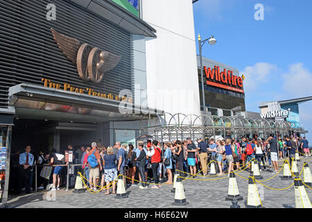 Die Peak Tram Station Hongkong Insel China Stockfoto