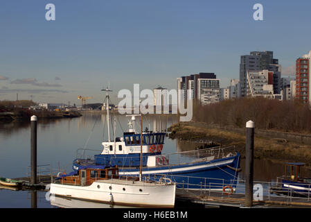 Das Riverside Museum ist die aktuelle Position des Glasgow Museum des Transportes. Stockfoto