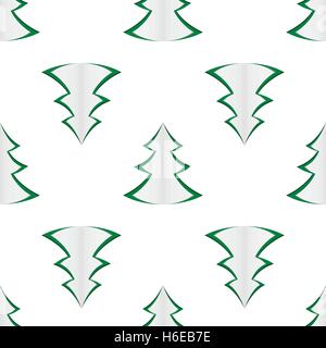 Hintergrund der grüne Weihnachtsbäume Stock Vektor