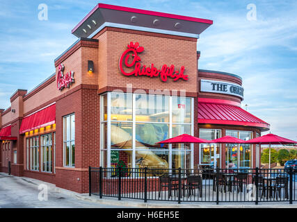 Chick-Fil-A Fast-Food-Restaurant in Cordele, Georgia, USA. Stockfoto