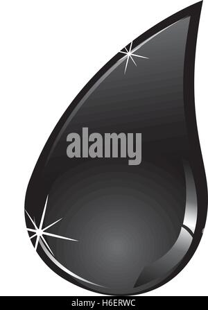 Öl Tropfen-Symbol Bild Vektor Illustration design Stock Vektor