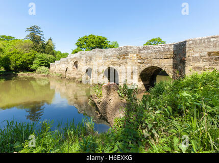 Stopham Brücke Grenzübergang Fluss Arun nahe Pulborough, Chichester, West Sussex, UK Stockfoto