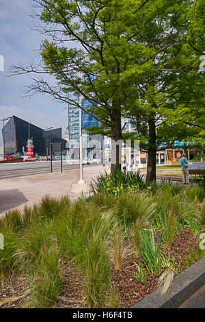 Lyver Pool, Liverpool One Einkaufskomplex, Stadtzentrum, Merseyside, UK Stockfoto