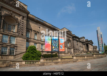 Zentrale Bibliothek und Museum, Liverpool, Merseyside, England; UK Stockfoto