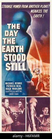 Der Tag, den die Erde Still - Filmplakat Stand- Stockfoto