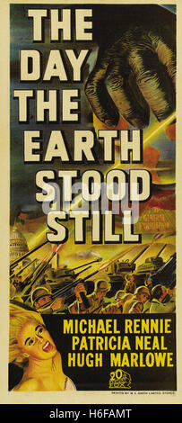 Der Tag, den die Erde Still - Filmplakat Stand- Stockfoto