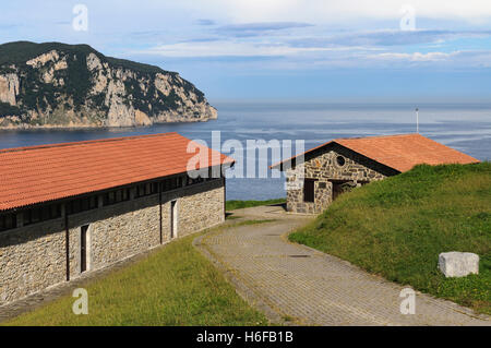 Fuerte del Rastrillar in La Atalaya, Laredo, Kantabrien, Spanien, Europa. Stockfoto