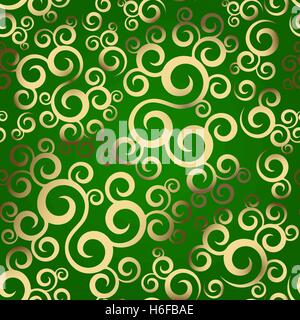 Vector Floral Seamless Pattern Background. Für Weihnachten und Einladung Karten Dekoration Stock Vektor