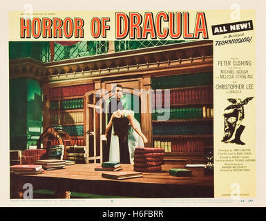 Horror of Dracula - Filmposter- Stockfoto