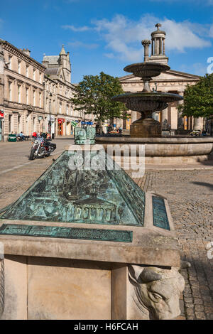 Stadtzentrum von Elgin, Moray Firth, Zentrum, Schottland, Highland Region Stockfoto