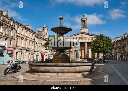 Stadtzentrum von Elgin, Moray Firth, Zentrum, Schottland, Highland Region Stockfoto