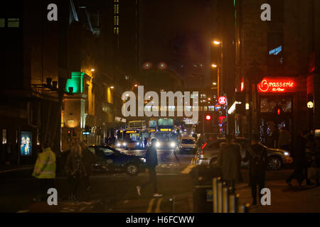 Glasgow Weihnachtsfeier Shopping Lichter Party Dekorationen Glasgow Christmas Market Stockfoto