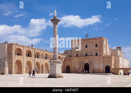 Wallfahrt Kirche St. Maria de Finibus Terrae, Santa Maria di Leuca, Provinz Lecce, salentinische Halbinsel, Apulien, Italien Stockfoto