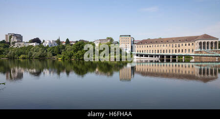 Ruhrwasserwerk, Wasserwerke, RWW Rheinisch-Westfälische Wasserwerke MbH, Mülheim an der Ruhr, Ruhrgebiet Stockfoto