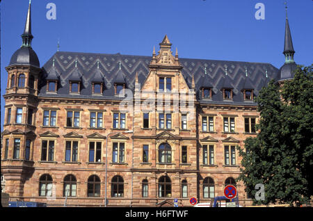 Deutschland, Hessen, Wiesbaden, der Rückseite des Rathauses. Stockfoto