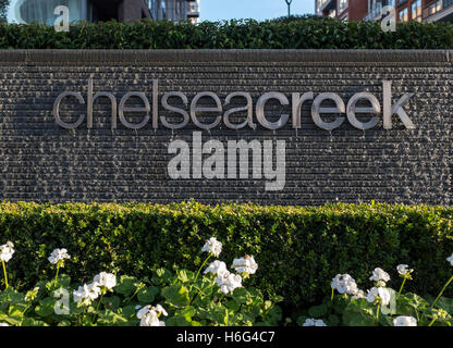 Ferienwohnungen an der Chelsea Creek Entwicklung in Chelsea London Stockfoto