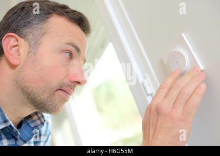 Schalten das Licht Stockfoto