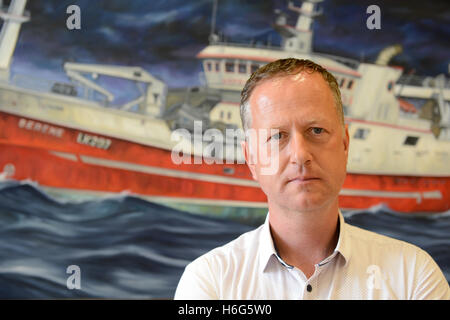 Simon Leiper geschäftsführender Direktor Shetland fangen Fischen Prozessoren in Lerwick Shetland-Inseln Schottland Stockfoto