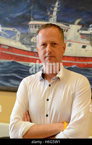 Simon Leiper geschäftsführender Direktor Shetland fangen Fischen Prozessoren in Lerwick Shetland-Inseln Schottland Stockfoto