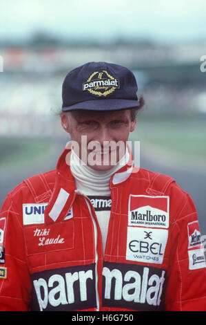 Niki Lauda der 1980er Jahre Stockfoto