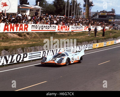 LE MANS Porsche 917 Attwood 1971 Stockfoto