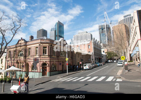 Die historischen Felsen-Viertel von Sydney im Zentrum Stadt, New-South.Wales, Australien Stockfoto