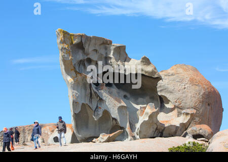 Die Remarkable rocks in Flinders Chase Nationalpark auf Kangaroo Island, South Australia Stockfoto