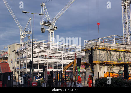 WESTGATE Oxford Entwicklung Baustelle Stockfoto