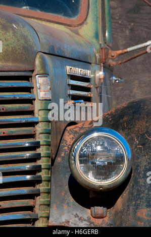 International Harvester LKW, große Oregon Dampf-Up, antike Powerland, Brooks, Oregon Stockfoto