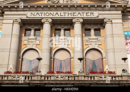 Nationaltheater, Oslo, Norwegen Stockfoto